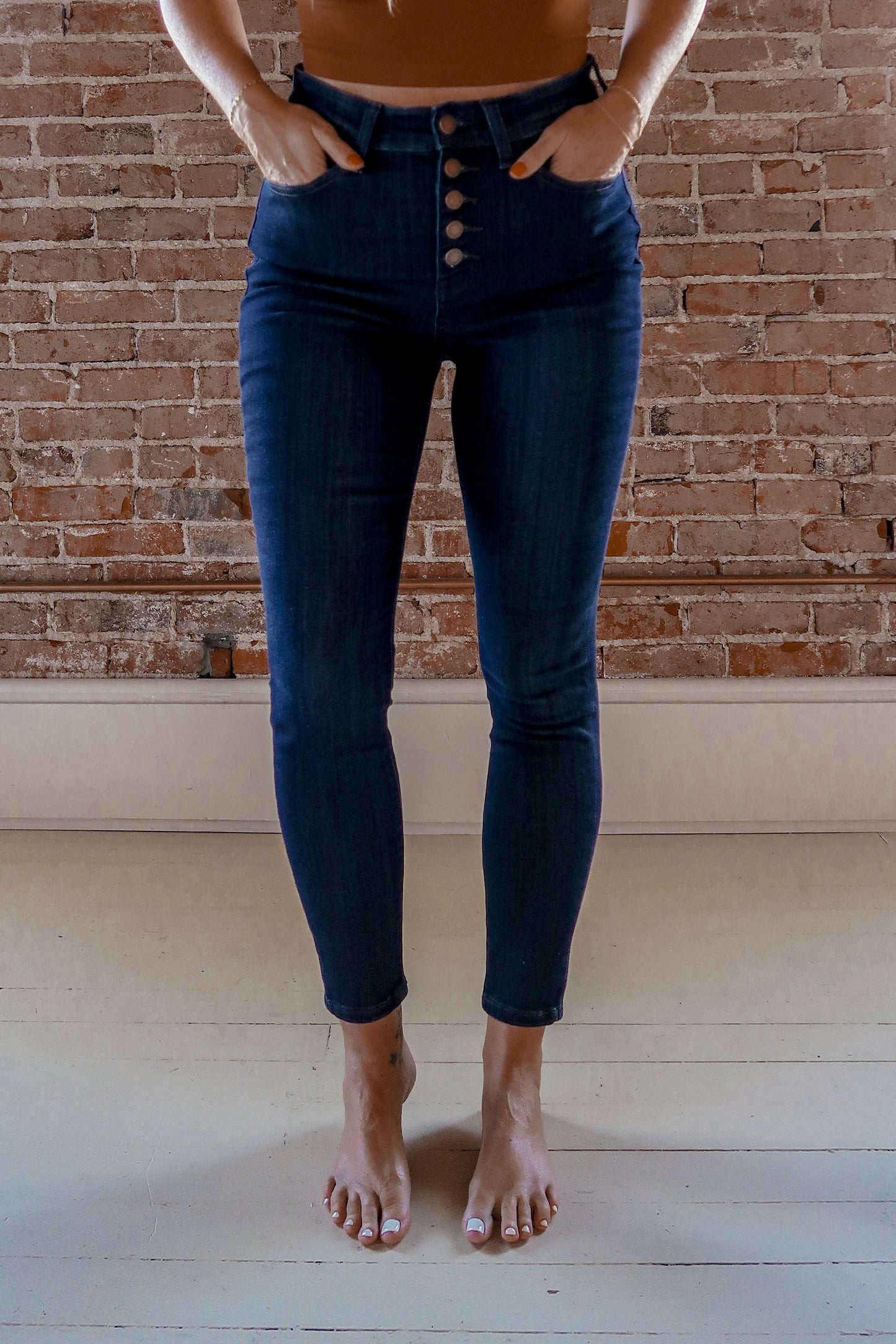 Judy Blue 5 Button Slim Skinny Jeans