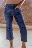 Judy Blue Cropped Wide Leg Jeans