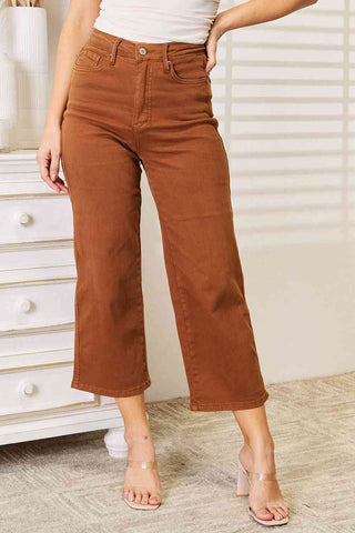 Caramelo Straight Leg Cropped Jeans
