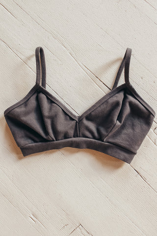 Organic cotton bralette.