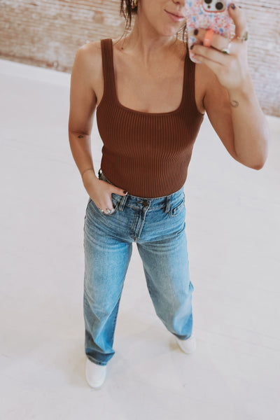 Sculpting Square Neck Bodysuit