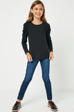 Girls Classic Ribbed Top