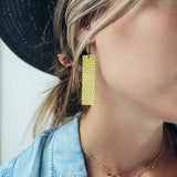 Jones & Lake Honeycomb Strap Earrings