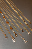 Dainty Love Pearl Initial Necklace