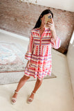SundayUp Bright Geo Print Dress