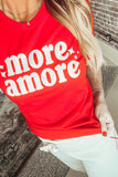 "More Amore" Crew Neck Tee