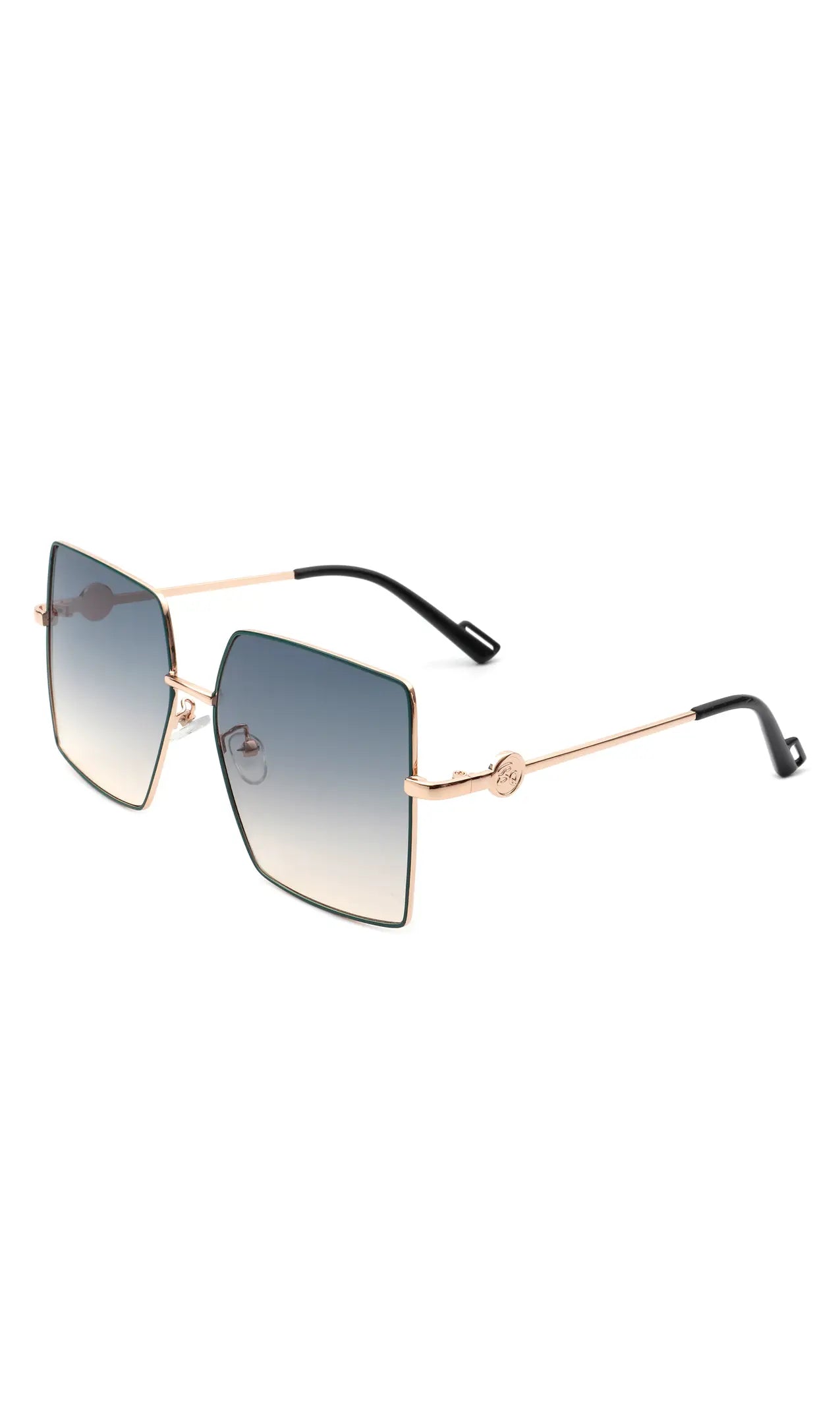 The Donna Oversized Metal Sunglasses