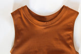 Crewneck Ribbed Spandex Cami