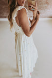 The Faye Embroidered Midi Dress