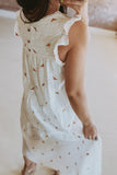 The Ophelia Tiered Embroidered Dress