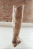 The Stacey Distressed Suede Boot