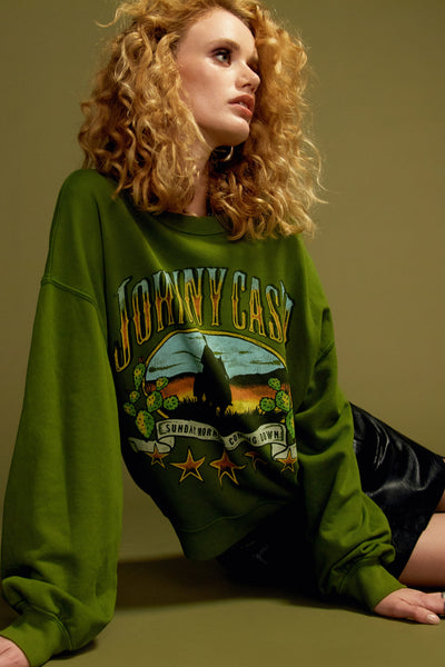 Johnny Cash " Sunday Morning" Licensed Pullover