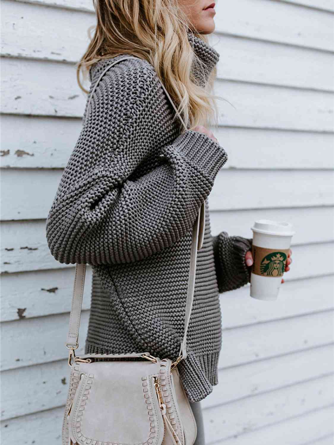 Tinsley Oversized Turtleneck Sweater