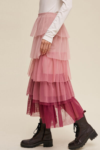 Twirly Girl Layered Tulle Skirt