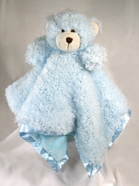 Cuddle Bud Blankie Bear - BLUE