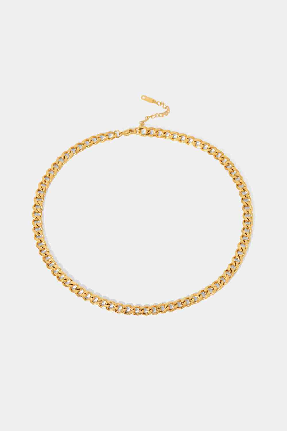 Birdie & Fern Minimalist Curb Chain Necklace