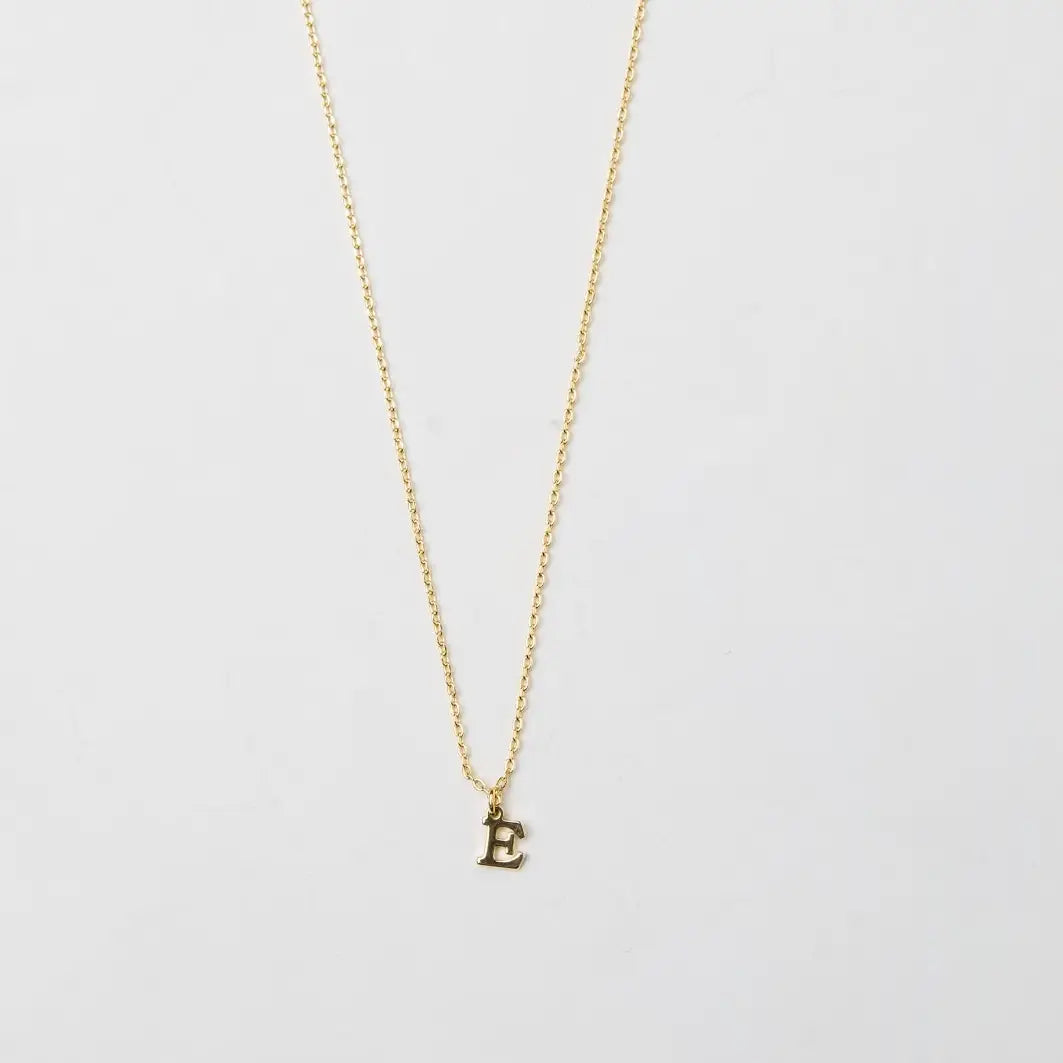 Dainty Love Gold Initial Necklace